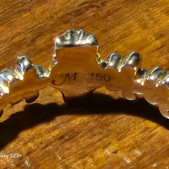 MONICA RICH KOSANN NOW OR NEVER SKULL FLOWER POESY STACKING 18K GOLD RING BAND 6 - Picture 7 of 7